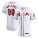 Men's Cincinnati Reds Nike White Home Elite Custom Patch Jersey