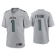 Men's Jacksonville Jaguars Travis Etienne Gray Atmosphere Fashion Game Jersey