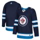 Men's Winnipeg Jets adidas Navy Home Blank Jersey