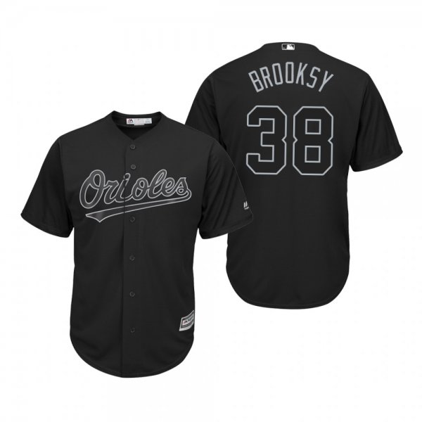 Baltimore Orioles Aaron Brooks Brooksy Black 2019 Players Weekend MLB Jersey