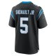 Men's Carolina Panthers Laviska Shenault Jr. Nike Black Team Game Jersey