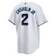 Men's Miami Marlins Jazz Chisholm Jr. Nike White Home Replica Player Jersey