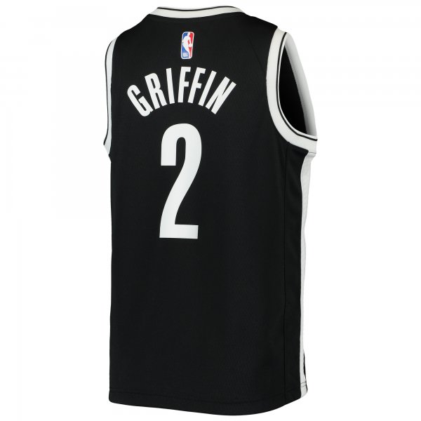 Youth Brooklyn Nets Blake Griffin Nike Black Swingman Jersey - Icon Edition