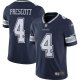 Men's Dallas Cowboys Dak Prescott Nike Navy Vapor Limited Player Jersey