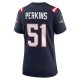 Women's New England Patriots Ronnie Perkins Nike Navy Game Jersey