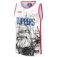 Unisex LA Clippers NBA & KidSuper Studios by Fanatics Gray Hometown Jersey