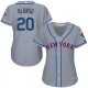 Women's New York Mets #20 Pete Alonso Majestic Gray Cool Base Road MLB Jersey