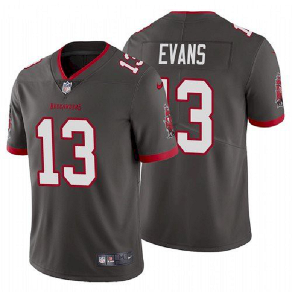 Women Tampa Bay Buccaneers #13 Mike Evans 2020 Pewter Jersey