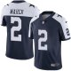 Men's Dallas Cowboys #2 Brett Maher Limited Navy Blue Alternate NFL Vapor Untouchable Throwback Jersey