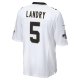 Men's New Orleans Saints Jarvis Landry Nike White Player Game Jersey