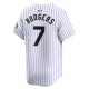 Men's Colorado Rockies Brendan Rodgers Nike White Home Limited Player Jersey