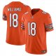 Men's Chicago Bears #18 Caleb Williams Nike Orange Vapor F.U.S.E. Limited Jersey