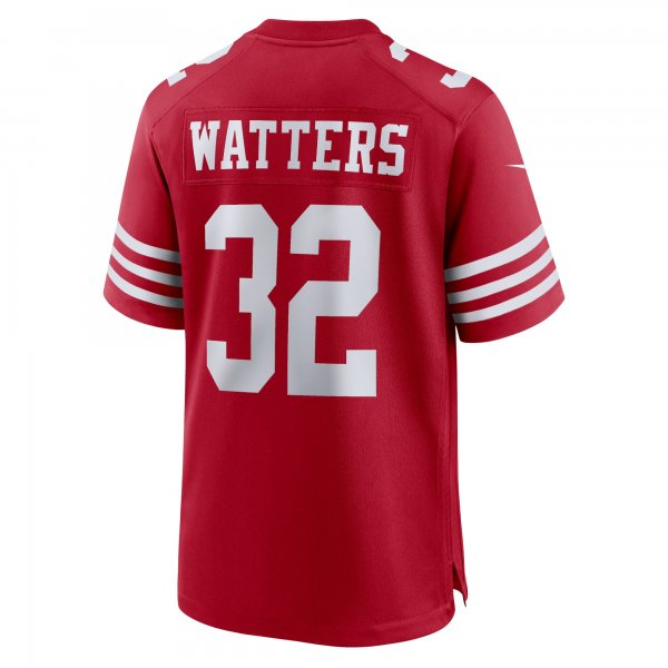 Men's San Francisco 49ers Ricky Watters Nike Scarlet Retired Player Game Jersey