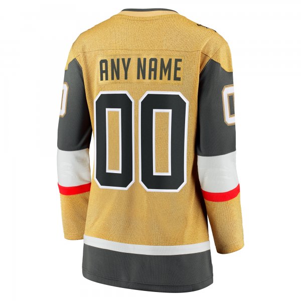 Women's Vegas Golden Knights  Fanatics  Home Breakaway Custom Jersey