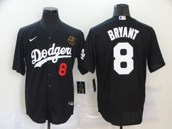 Men's Los Angeles Dodgers #8 Kobe Bryant Black 2020 Nike KB Cool Base Jersey