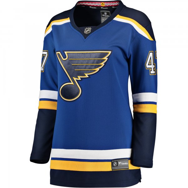 Women's St. Louis Blues Torey Krug Fanatics Blue Breakaway Player Jersey