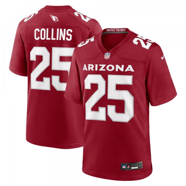 Men's #25 Zaven Collins Arizona Cardinals Nike Home Game Jersey