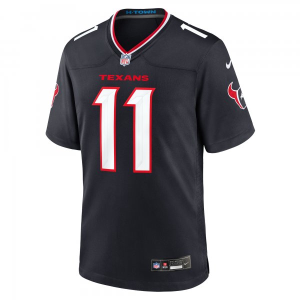 Men's Houston Texans Jeff Okudah Nike  Navy Team Game Jersey