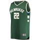 Men's Milwaukee Bucks Khris Middleton Fanatics Green Fast Break Road Replica Player Jersey - Icon Edition