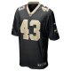 Men's New Orleans Saints Ryan Connelly Nike  Black Team Game Jersey