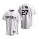 Men's Colorado Rockies Trevor Story Nike White Replica Home Jersey