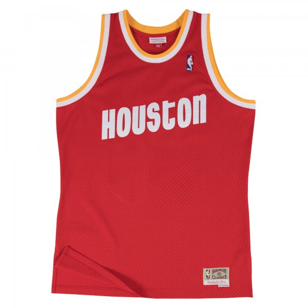 Men's Houston Rockets  Mitchell & Ness Red 1996-97 Hardwood Classics Swingman Jersey