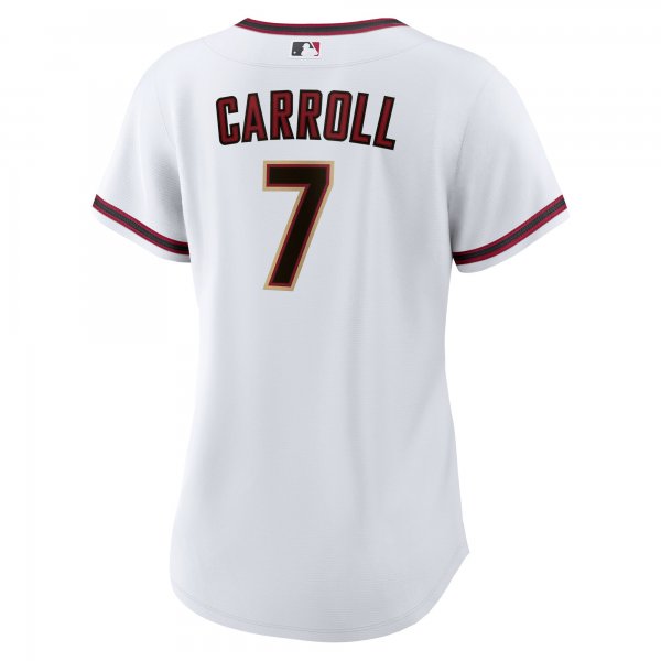 Women's Arizona Diamondbacks Corbin Carroll Nike White Home Replica Player Jersey