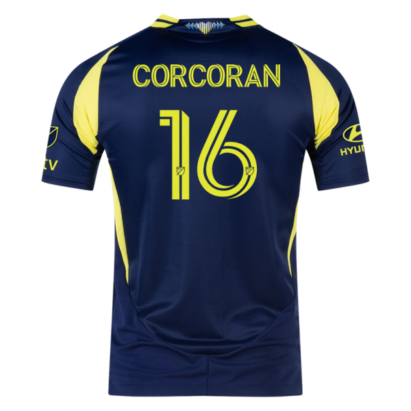 adidas Nashville Matthew Corcoran Away Jersey w/ MLS + Apple TV 25/26 (Tena Blue)