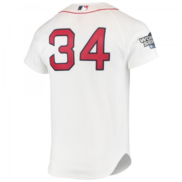 Men's Boston Red Sox David Ortiz Mitchell & Ness White 2004 Cooperstown Collection Home Jersey