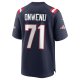 Men's New England Patriots Mike Onwenu Nike Navy Team Game Jersey