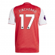 adidas Oleksandr Zinchenko Arsenal FC Home Jersey 25/26 w/ EPL Patch (Better Scarlet/White