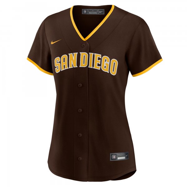 Women's San Diego Padres Manny Machado Nike Brown Road Replica Player Jersey