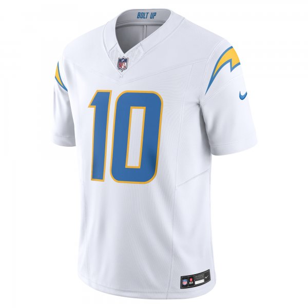 Men's Los Angeles Chargers Justin Herbert Nike White Vapor F.U.S.E. Limited Jersey