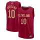 Men's Cleveland Cavaliers Darius Garland Fanatics Wine Fast Break Player Jersey - Icon Edition