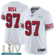 San Francisco 49ers #97 Nick Bosa White Rush Super Bowl LIV Bound Youth Stitched NFL Vapor Untouchable Limited Jersey