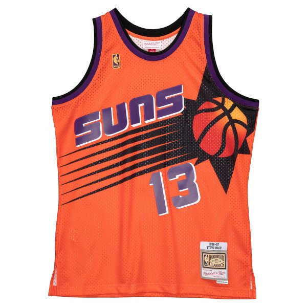 Men's Phoenix Suns Steve Nash Mitchell & Ness Orange 1996-97 Hardwood Classics Reload 2.0 Swingman Jersey