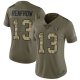 Women's Las Vegas Raiders #13 Hunter Renfrow Olive/CamoStitched NFL Limited 2017 Salute to Service Jersey