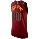 Men's Cleveland Cavaliers Nike Wine Custom Jersey - Icon Edition