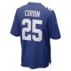 Men's New York Giants Jashaun Corbin Nike Royal Game Player Jersey