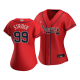 Women's Atlanta Braves #99 Spencer Strider Red Cool Base Home Jersey