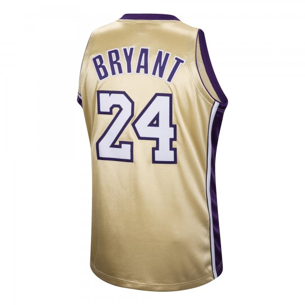 Men's Los Angeles Lakers Kobe Bryant Mitchell & Ness Gold Hall of Fame Class of 2020 #24 Hardwood Classics Jersey