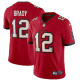 Men's Nike Tampa Bay Buccaneers #12 Tom Brady Red Vapor Limited Jersey