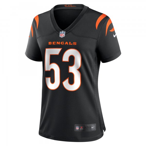 Women's Cincinnati Bengals TJ Pesefea Nike  Black Team Game Jersey