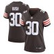 Women's Cleveland Browns Devin Bush Nike  Brown  Game Jersey