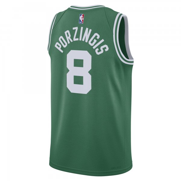 Unisex Boston Celtics Kristaps Porzingis Nike Kelly Green Swingman Jersey - Icon Edition