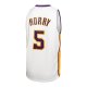 Men's Los Angeles Lakers Robert Horry Mitchell & Ness White 2001/02 Hardwood Classics Swingman Jersey