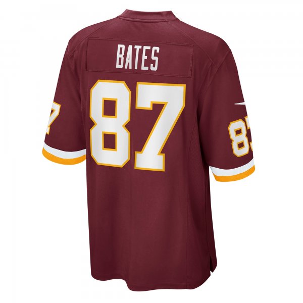 Men's Washington Football Team John Bates Nike Burgundy Game Jersey