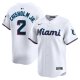 Men's Miami Marlins Jazz Chisholm Jr. Nike White Home Limited Player Jersey