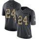 Nike Seattle Seahawks #24 Marshawn Lynch Black Men's Stitched NFL Limited 2016 Salute to Service Jersey