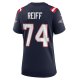 Women's New England Patriots Riley Reiff Nike Navy Game Jersey